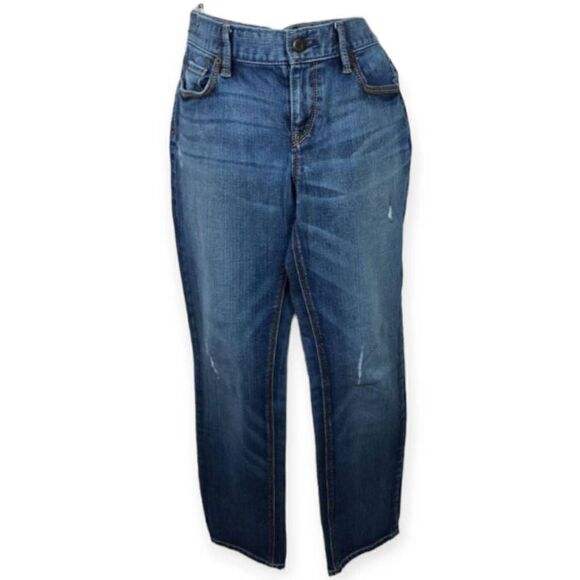 LOFT MODERN SLIM DISTRESSED JEANS SZ.10P EUC. - Picture 1 of 4